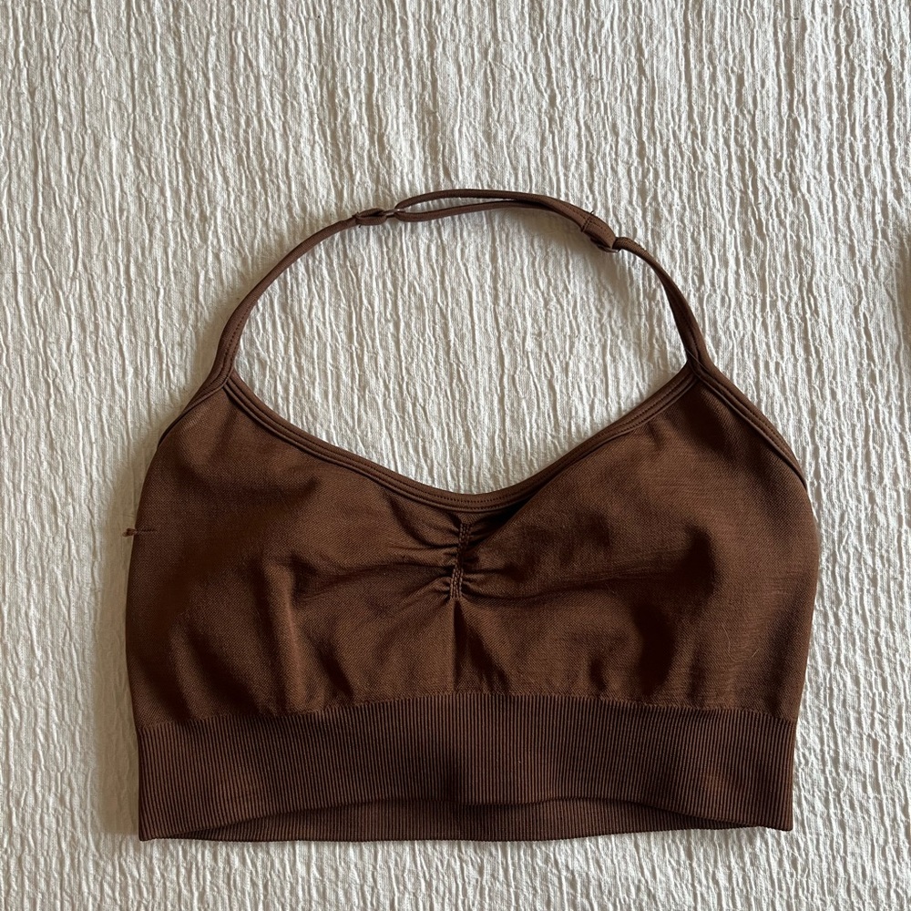 Brown Seamless Bralette